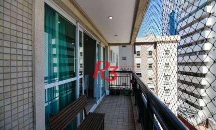 Apartamento à venda, 138 m² por R$ 1.490.000,00 - Gonzaga - Santos/SP