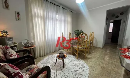 Apartamento com 2 dormitórios à venda, 72 m² por r$ 460.000,00 - aparecida - santos/sp