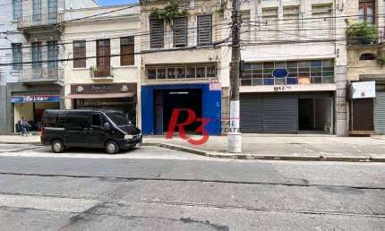 Loja, 240 m² - venda por R$ 1.060.000,00 ou aluguel por R$ 5.500,00/mês - Centro - Santos/SP