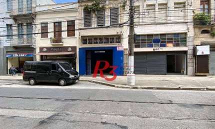 Loja, 240 m² - venda por R$ 1.060.000,00 ou aluguel por R$ 5.500,00/mês - Centro - Santos/SP
