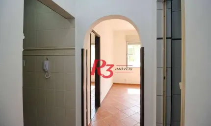 Apartamento com 1 dormitório à venda, 50 m² por R$ 380.000,00 - Ponta da Praia - Santos/SP