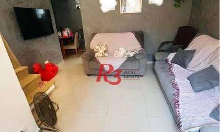Sobrado à venda, 90 m² por R$ 320.000,00 - Macuco - Santos/SP