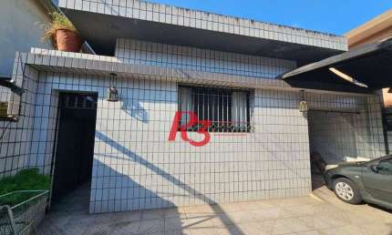 Casa com 2 dormitórios à venda, 324 m² por R$ 1.400.000,00 - Embaré - Santos/SP