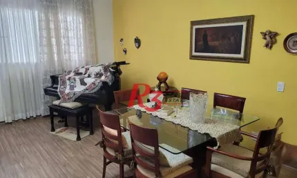 Apartamento com 3 dormitórios à venda, 159 m² por r$ 750.000,00 - boqueirão - santos/sp
