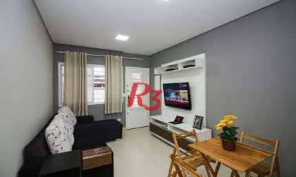 APARTAMENTO NO BOQUEIRÃO - LOCALIZAÇÃO PRIVILEGIADA -  2 DORM E 1 SUÍTE - 2 SALAS  - MOBILIADO