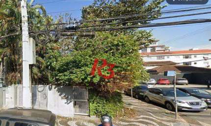 Terreno à venda, 272 m² por R$ 2.200.000,00 - Embaré - Santos/SP
