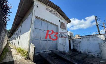 Galpão para alugar, 347 m² por R$ 11.750,00/mês - Parque Bitaru - São Vicente/SP