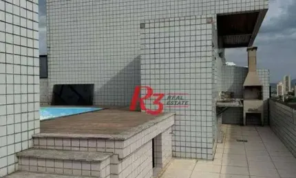 Cobertura à venda, 324 m² por R$ 1.500.000,00 - Aparecida - Santos/SP