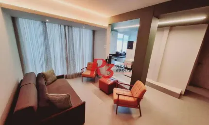 Apartamento à venda, 48 m² por r$ 450.000,00 - embaré - santos/sp