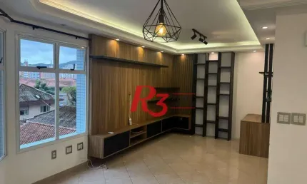 Apartamento à venda, 161 m² por r$ 1.590.000,00 - gonzaga - santos/sp