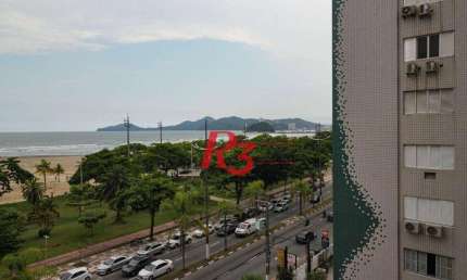 Apartamento com 3 dormitórios para alugar, 138 m² por R$ 8.500,02/mês - Gonzaga - Santos/SP