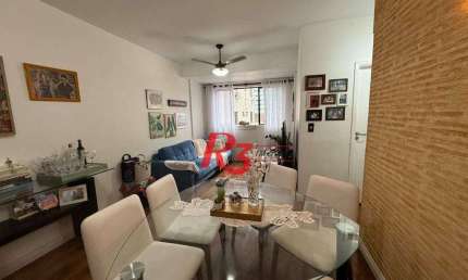 Apartamento à venda, 84 m² por R$ 485.000,00 - Marapé - Santos/SP