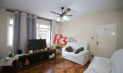 Apartamento com 2 quartos à venda, 85 m² por r$ 420.000 - campo grande - santos/sp