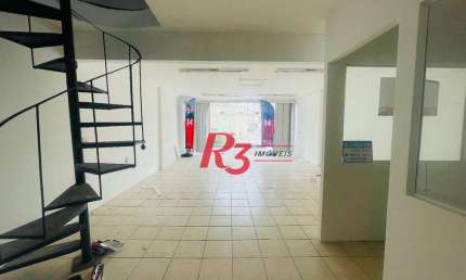 Loja para alugar, 190 m² por R$ 8.000,00/mês - Centro - Santos/SP
