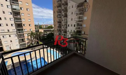 Apartamento com 3 dormitórios à venda, 69 m² por R$ 440.000,00 - Areia Branca - Santos/SP