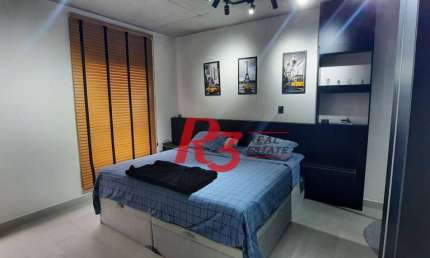 Apartamento com 1 dormitório à venda, 70 m² por R$ 890.000,00 - Embaré - Santos/SP