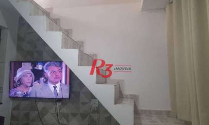 Casa com 3 dormitórios à venda, 95 m² por R$ 250.000,00 - Saboó - Santos/SP