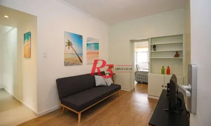Apartamento à venda, 56 m² por r$ 485.000,00 - gonzaga - santos/sp