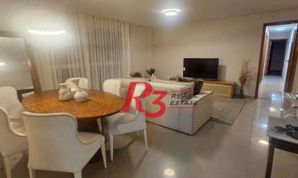 Apartamento com 3 dormitórios, 129 m² - venda por R$ 1.550.000,00 ou aluguel por R$ 9.500,00/mês - Embaré - Santos/SP