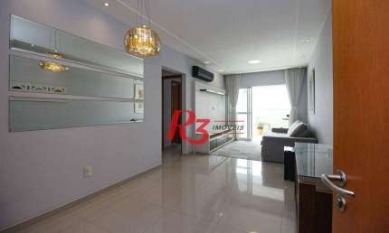 Apartamento com 2 dormitórios para alugar, 84 m² por R$ 5.200,00/mês - Vila Belmiro - Santos/SP