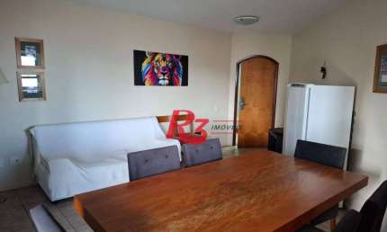 Flat com 1 quarto à venda na Rua Bahia, 174, Gonzaga, Santos