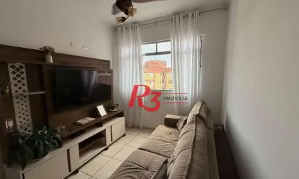 Apartamento à venda, 67 m² por r$ 250.000,00 - saboó - santos/sp