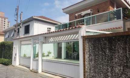 Sobrado, 380 m² - venda por R$ 3.000.000,00 ou aluguel por R$ 20.860,00/mês - Embaré - Santos/SP