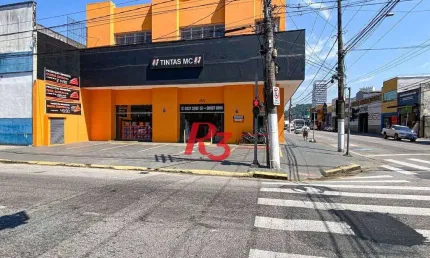 Loja para alugar, 782 m² por r$ 43.661,07/mês - vila matias - santos/sp