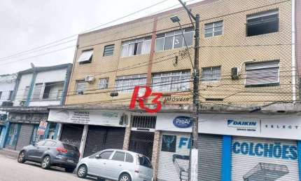 Apartamento com 2 dormitórios para alugar, 60 m² por R$ 2.500,00/mês - Vila Matias - Santos/SP