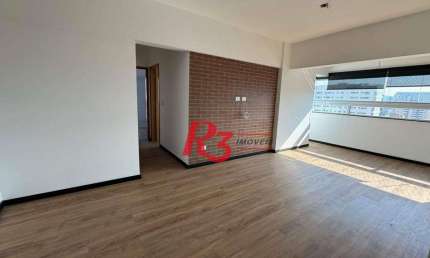Apartamento com 2 dormitórios para alugar, 65 m² por R$ 4.000,00/mês - Macuco - Santos/SP