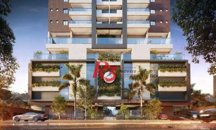 Apartamento à venda, 128 m² por R$ 2.300.000,00 - Ponta da Praia - Santos/SP