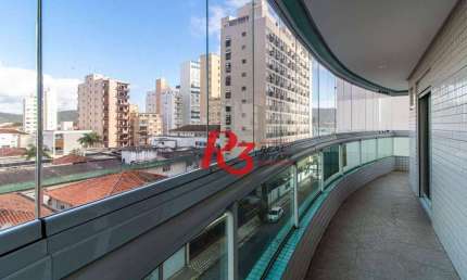 Apartamento com 4 dormitórios para alugar, 176 m² por R$ 17.760,00/mês - Ponta da Praia - Santos/SP
