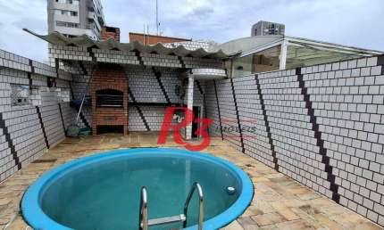 Cobertura com 2 dormitórios à venda, 160 m² por R$ 1.170.000,00 - Gonzaga - Santos/SP