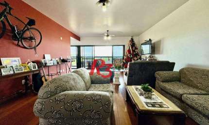 Apartamento com 4 dormitórios à venda, 251 m² por R$ 2.600.000,00 - Pompéia - Santos/SP