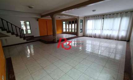 Casa com 4 dormitórios, 357 m² - venda por R$ 1.350.000,00 ou aluguel por R$ 9.700,00/mês - Aparecida - Santos/SP
