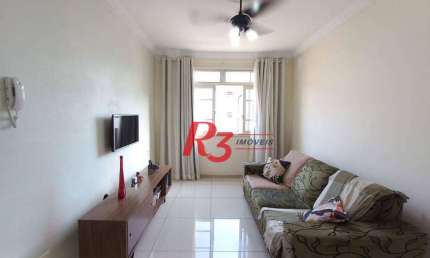 Apartamento com 2 dormitórios à venda, 60 m² por R$ 335.000,00 - Marapé - Santos/SP