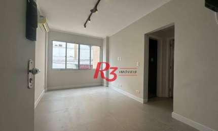 Apartamento com 1 dormitório à venda, 62 m² por R$ 400.000,00 - Gonzaga - Santos/SP