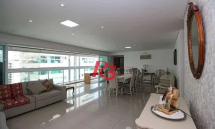 Apartamento com 4 dormitórios à venda, 191 m² por r$ 2.250.000,00 - gonzaga - santos/sp
