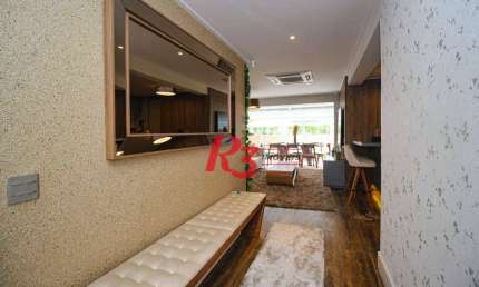 Apartamento Garden com 3 dormitórios à venda, 183 m² por R$ 2.900.000,00 - Gonzaga - Santos/SP