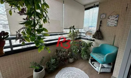 Apartamento com 2 dormitórios à venda, 83 m² por R$ 1.050.000,00 - Embaré - Santos/SP