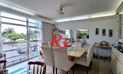 Apartamento à venda, 148 m² por r$ 1.070.000,00 - pompéia - santos/sp