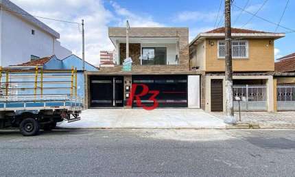 Casa com 3 dormitórios à venda, 150 m² por R$ 1.040.000,00 - Marapé - Santos/SP