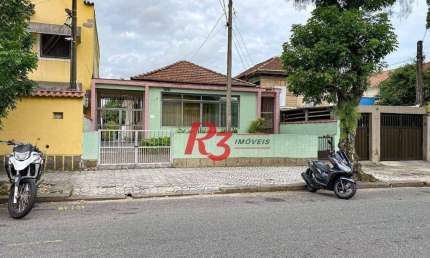Terreno à venda, 500 m² por R$ 1.350.000,00 - Macuco - Santos/SP