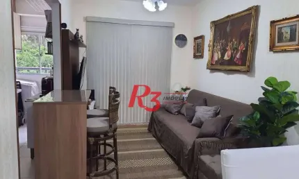 Apartamento com 3 dormitórios à venda, 84 m² por r$ 889.000,00 - marapé - santos/sp