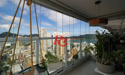 Apartamento com 2 dormitórios à venda, 77 m² por r$ 1.240.000,00 - ponta da praia - santos/sp