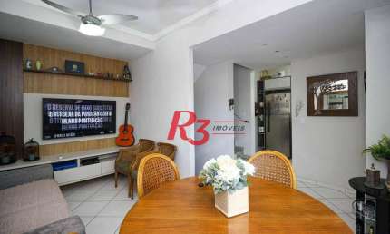 Sobrado com 2 dormitórios à venda, 115 m² por R$ 560.000,00 - Vila Matias - Santos/SP