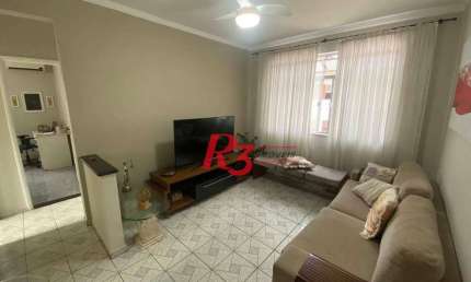 Apartamento com 2 dormitórios à venda, 40 m² por R$ 440.000,00 - Gonzaga - Santos/SP