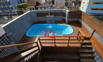 Casa com 5 dormitórios à venda, 367 m² por R$ 1.810.000,00 - Marapé - Santos/SP