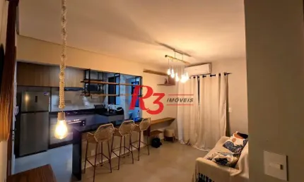 Apartamento com 1 dormitório à venda, 50 m² por R$ 500.000,00 - Vila Guilhermina - Praia Grande/SP