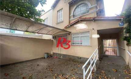 Sobrado com 4 dormitórios à venda, 249 m² por R$ 1.600.000,00 - Boqueirão - Santos/SP